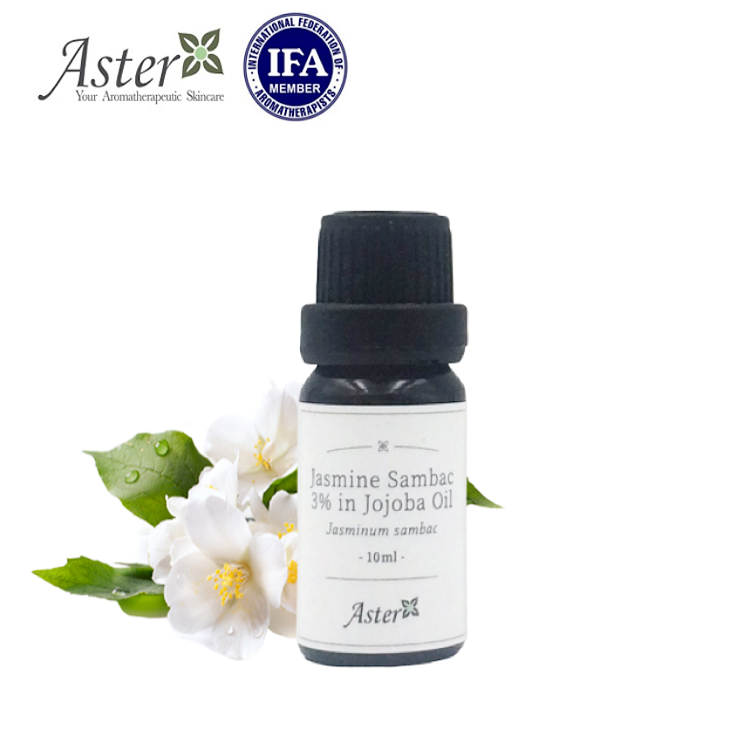 Aster Aroma 3% 苿莉原精香薰油(Jasminum sambac) + 有機荷荷巴油(Simmondsia sinensis) - 10ml