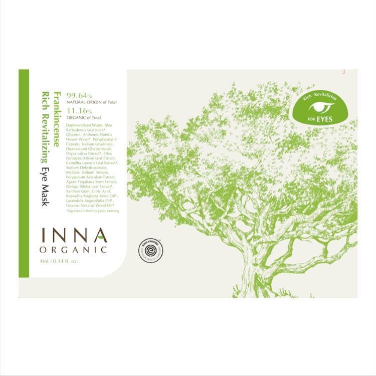 【現貨】Inna Organic 童顏有機 -乳香賦活緊致眼膜 4ml（1片裝）