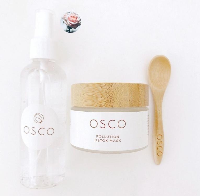 OSCO 抗污染淨肌套裝 (乾性、成熟肌) (抗污染排毒面膜 + 100%有機玫瑰花水)