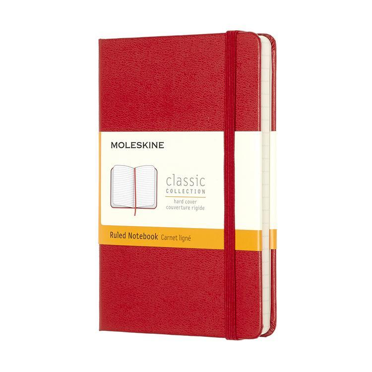 MOLESKINE 經典口袋型橫線硬皮筆記本（3色）