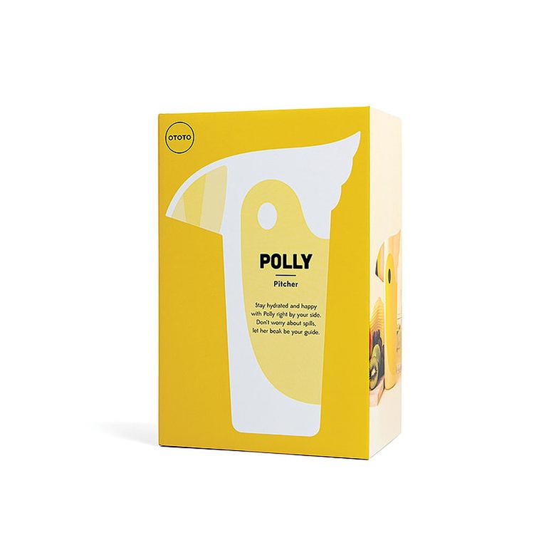 OTOTO POLLY 大嘴鸚鵡冷水壺 700ml - 黃色