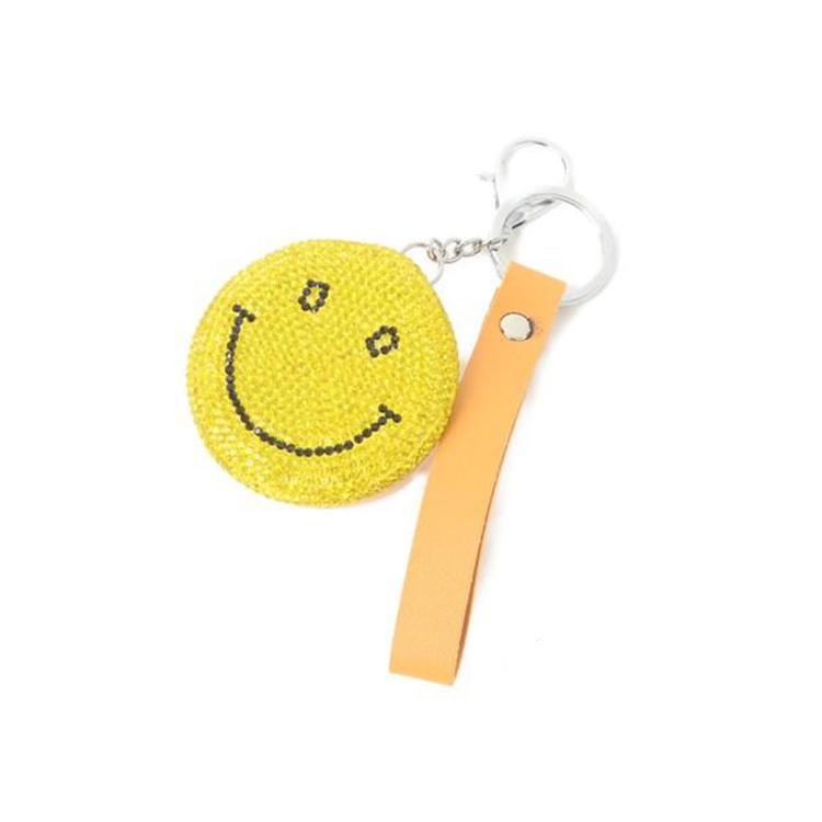 Smiley 笑臉樹脂鑰匙圈 |黃色